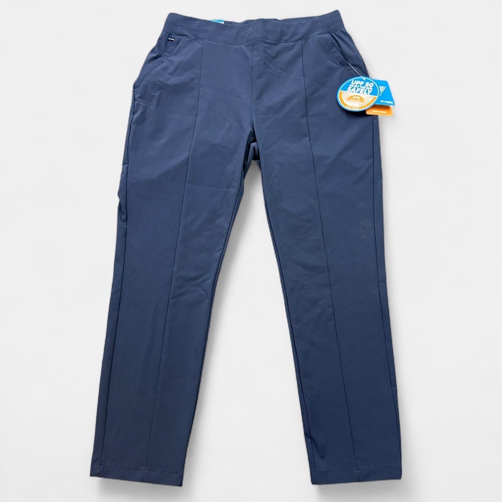 Columbia Tidal Sands Pants Womens M Short Navy PFG Omni-Shade Gorpcore Hiking